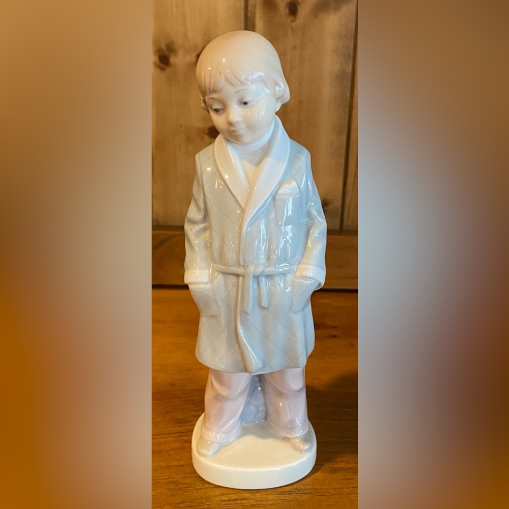 Vintage Lladro Boy in Robe Figurine